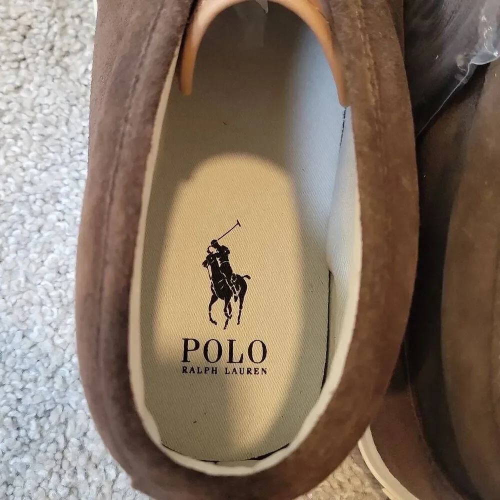 Polo Ralph Lauren Men's Keaton Suede Lace-Up Chukka Sneakers Size 14